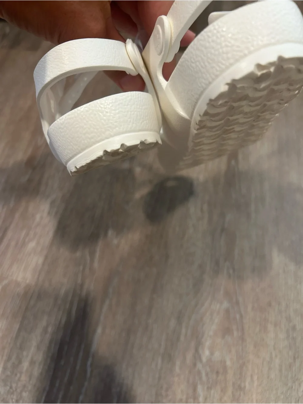 Birkenstock Kids White Adjustable Strap Sandals 29